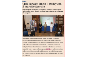 Lancio nuova partnership Ciak Roncato x Esercito