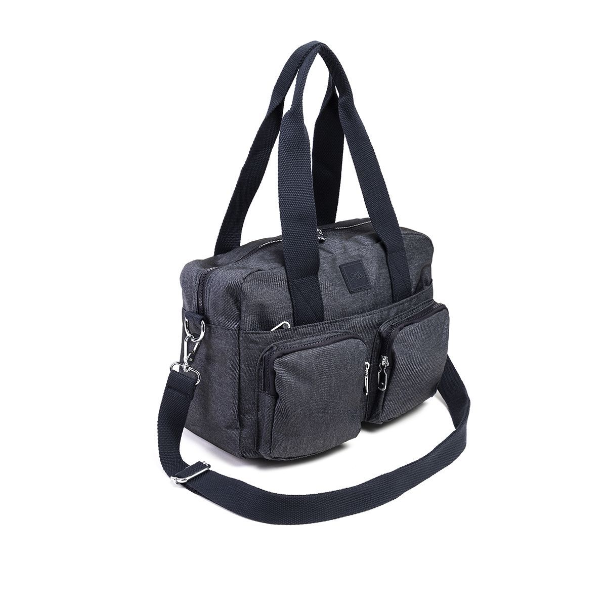 Ciak Roncato D-SNAP - Shoulder Bag 2 Pockets-Blue Denim