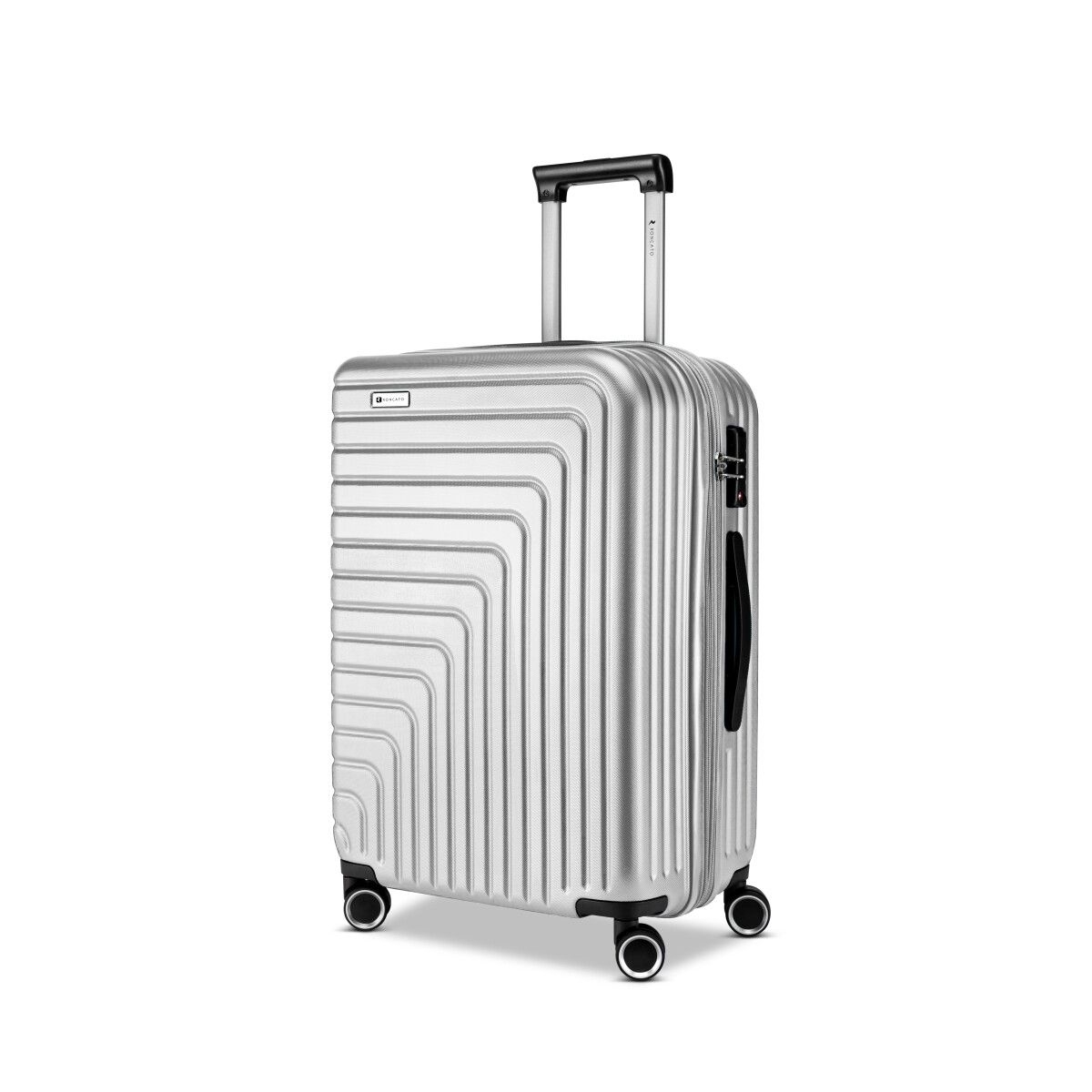 Ciak Roncato FIBRA II Medium Spinner Expandable 4 Wheels Silver