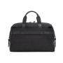 SQUADRA - Leather and Nylon Cabin Duffel-Black