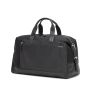 SQUADRA - Leather and Nylon Cabin Duffel-Black