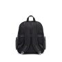 SQUADRA - Leather and Nylon Medium Backpack-Black