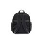 SQUADRA - Zaino Piccolo Pelle e Nylon-Nero