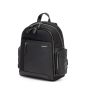 SQUADRA - Leather and Nylon Small Backpack - Black