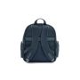 SQUADRA - Zaino Piccolo Pelle e Nylon - Blu Navy