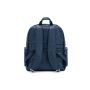 SQUADRA PLUS - Leder Mittelgroße Rucksack-Marine Blau