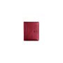 PRATICO - Leather Card Holder-Red