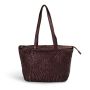 AMBRA - Woven Leather Shopper 2 Handles