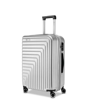 FIBRA II - Medium Spinner Expandable 4 Wheels - Silver