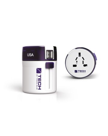 TRAVEL BLUE - Universal-Adapter mit USB