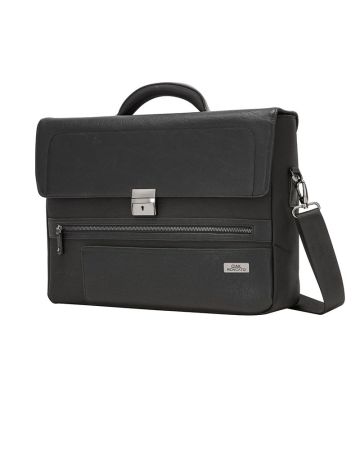 STUDIO - Business Bag 1 Compartment with Flap-Black 
