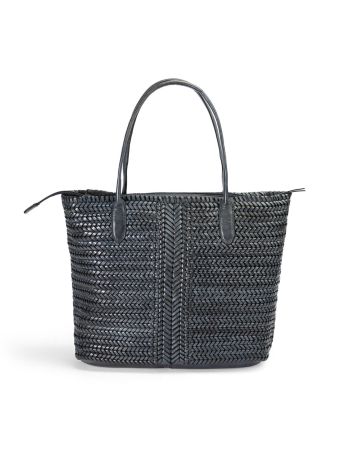 AMBRA - Large Shopper with a Double Weave Pattern