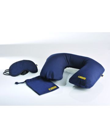 TRAVEL BLUE - Set Cuscino - Mascherina