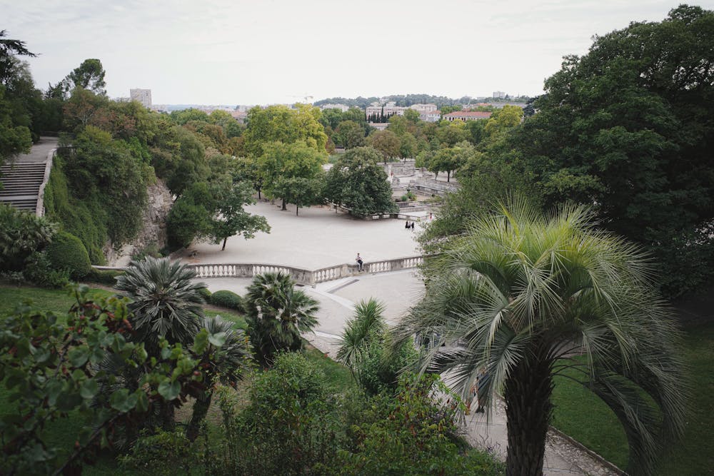 Da Montpellier a Barcellona cosa vedere: Nîmes, Jardins de la Fontaine 